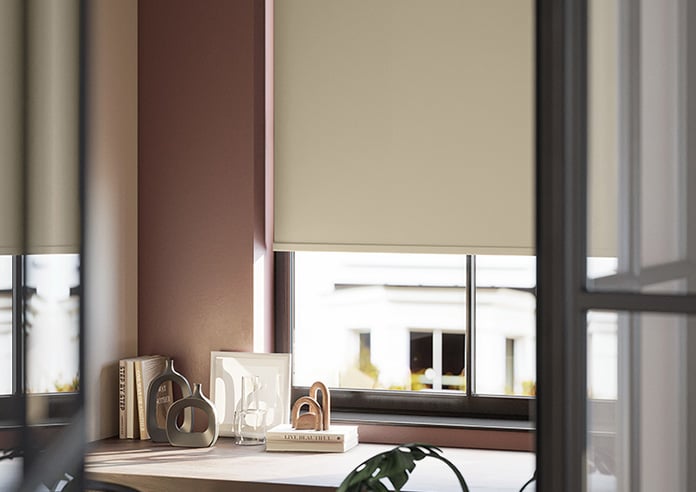 Florenza (Blackout), Manor Cream - Twist&Fit Roller Blind - Image 5